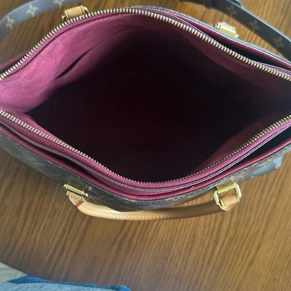 Louis Vuitton Brown and Tan Monogram Tote - Picture 9 of 10